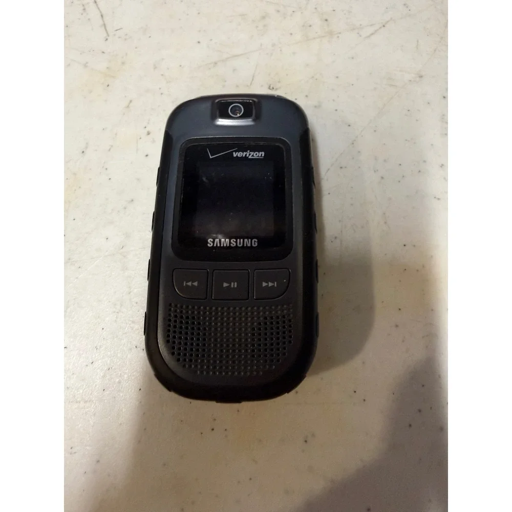 Samsung SCH U640 Convoy Flip Phone Verizon Wireless Music Player Gray‎